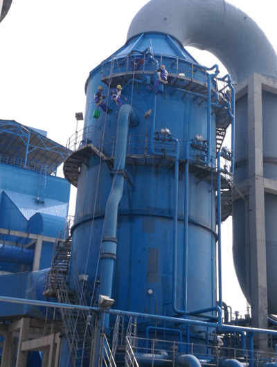 玖龍紙業外墻清洗